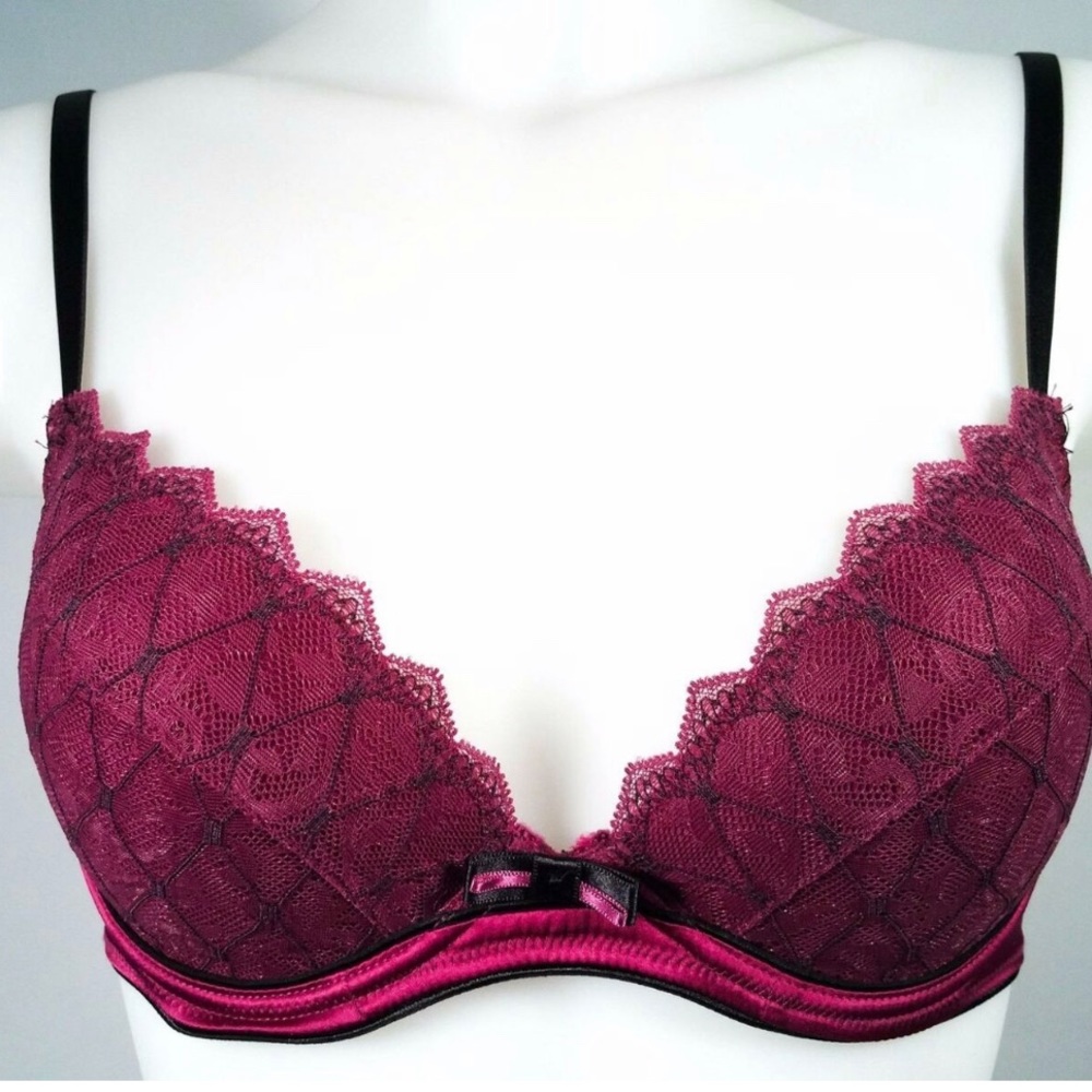 Pleasure State Temple of Fortune 32C magenta bra